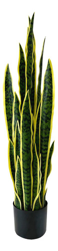 Planta Artificial Sansevieria Lengua Suegra Con Maceta 96cm