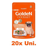 Golden Gourmet Cães Ad. Pequeno Porte - Frango 85g - 20 Uni.