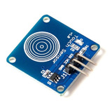 Sensor Tactil Mini Touch Ttp223 Capacitivo Azul Arduino