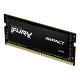 Memoria Ram Kingston Fury Impact Ddr4 Sodimm 16gb 3200mt/s