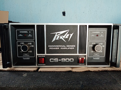 Amplificador Peavey Cs 800 Burrito De Colección Impecable 