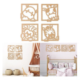 Apliques Decorativos Quadrinhos Quarto Infantil Safari Baby