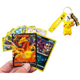 Paquete 50 Cartas Pokemon Tcg  + Regalo Llavero Pokemon