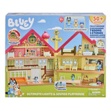 Casa De Juego Bluey Ultimate Lights & Sounds Con Figuras Color Crema