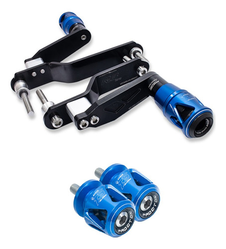 Slider Procton S1 Yamaha R3 2020 A 2024 Dianteiro E Traseiro