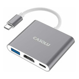 Usb-c A Hdmi Adaptador Usb 3.1 Type-c Hub A Hdmi 4kusb 3.0us