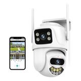 Seguprotex Cámara Exterior Doble Lente 3mp Seguridad Hogar