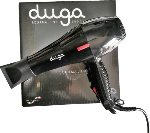 Secador Duga Profesional 600 Premium Tourmaline Negro