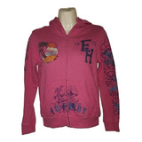 Sudadera Para Niña Ed Hardy Rosada