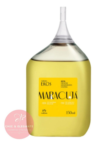 Colônia Frescor Maracujá Ekos Feminino 150ml Refil Natura Volume Da Unidade 100 Ml