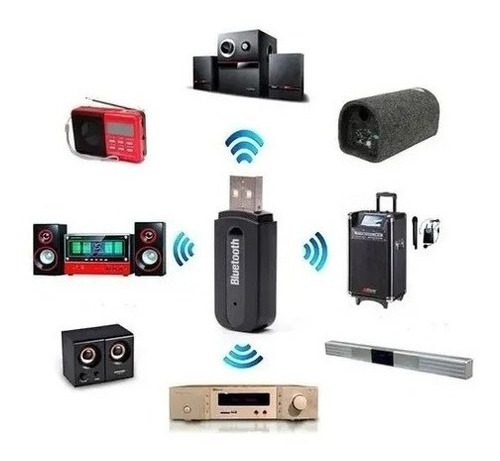 Adaptador Receptor Bluetooth Usb Pendrive Carro Musica