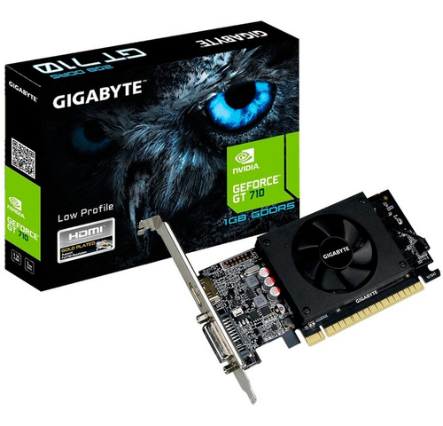 Tarjeta Video Gigabyte Geforce Gt 710 1gb Gddr5 Gv-n710d5-1g