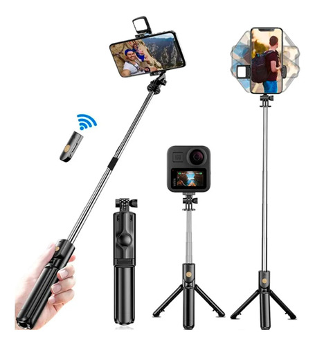 Palo Selfie Trípode Con Control Remoto Y Bluetooth