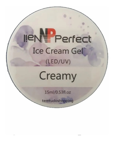  Gel Sorvete Nail Perfect Tipo Ice Cream Led Uv Construtor M
