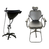 Pente Kit Cadeira Luxo Hvf+  Lavatório Portatil