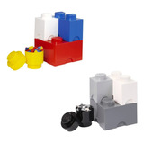 Lego Bloque Apilable Organizador Contenedor Multi Pack X4 Color Neutral