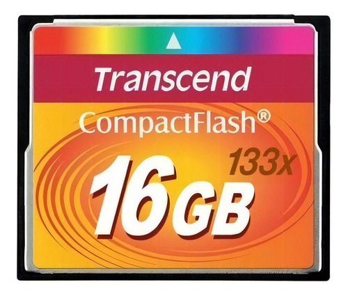 Tarjeta De Memoria Compact Flash Transcend 133x Cf De 16 Gb