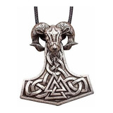 Haquil Viking Jewelry Viking Cabra Thor Hammer Collar Para H