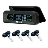 Tpms Medidor Sensor De Presión Solar Autos Internos 4 Ruedas