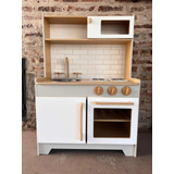 Cocina Infantil De Mdf 9mm, Popi Beige