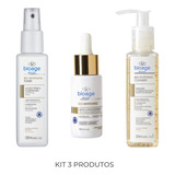 Bioage Kit Melasma Sabonete Tônico E Sérum Linha Clareadora