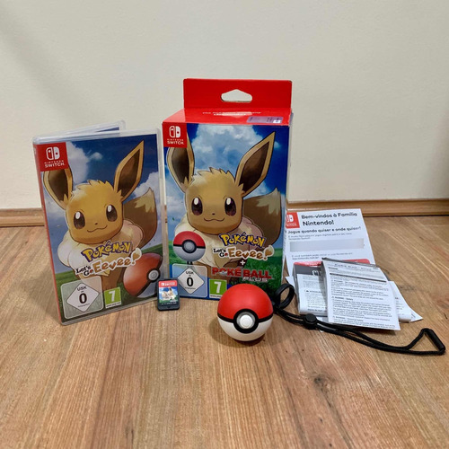 Pokémon Lets Go Eevee + Pokéball Plus - Bundle