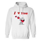 Sudadera I Love You Snoopy