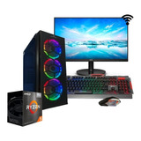 Computadora Gamer Ryzen 5 5600g 16gb Ssd480 Wifi Monitor 22 