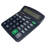 Calculadora De Mesa 12 Dígitos Preta Teclas Grandes Kenko