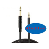 Cable Audio Jack Plug Macho 6.3mm A Macho 3.5mm De 1.5 Mts