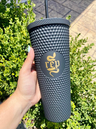 Vaso Diamante Personalizado Acrílico + Popote