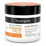 Creme Neutrogena Face Care Intensive Fps22 100g