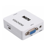 Adaptador Conversor Vga A Hdmi 1080p Con Audio