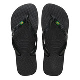 Ojotas Havaianas Brasil Unisex Originales - Olivos