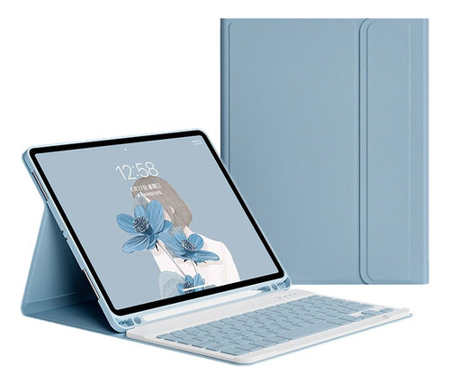 Capa Para Tablet Com Teclado Para iPad 10.2 9º, 8º E 7º