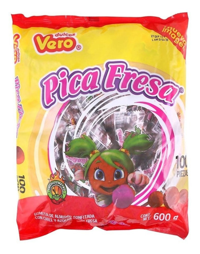 300 Goma Pica Fresa Gomitas Dulce Tamarindo Chilito Vero 3 B