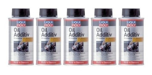 5 Aditivo Liqui Moly Oil Additiv Antifriccionante Base Mos2