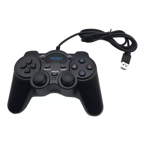 Joystick Analógico Usb Para Pc Con Vibración Dualshock 