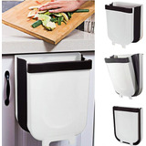 Cesto Tacho Basura Plegable Mesada Cocina Verduras Colgante