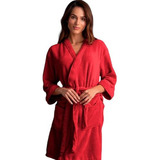 Roupão Plush Microfibra Kimono Unissex Feminino E Masculino