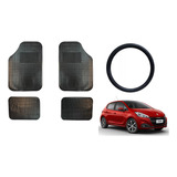 Cubre Alfombra 4 Piezas Auto + C/ Volante 38 Cm Peugeot 208