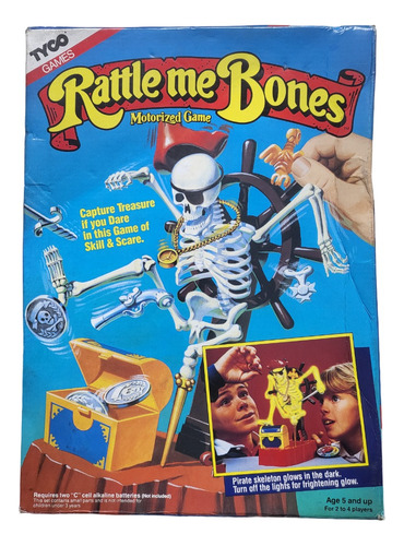 Juego Rattle Me Bones De Tyco Del Año 1989