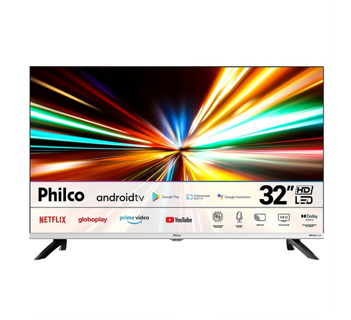 Tv Smart 32 Polegadas Philco + Inversor 12v Van Caminhão 