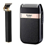 Combo Kemei Trimmer + Shaver + Cabezal Repuesto De Regalo