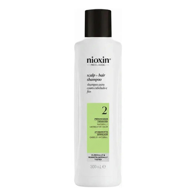 Shampo Nioxin #2 300ml Pelo Natural Caida Fuerte | Meses sin interés