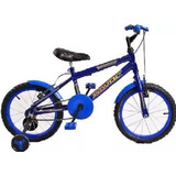 Bicicleta Havoc Infantil Aro 16 Criança Rodinha Azul