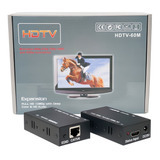 Extender Hdmi 60m Extensor Hdmi 60m Cat6 Hdmi 1080p 3d