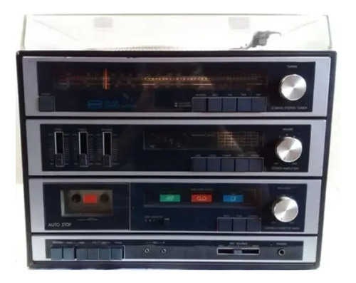 Antigo Toca Disco Cce Ss 450 3x1 Vinil Tape Radio Ano 1985
