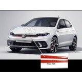 Polo Virtus 2023 Friso Vermelho Grade Sport Tsi Mpi Gti Gts