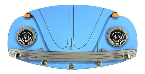 Porta Chaves Claviculário Decorativo Fusca Volkswagem 